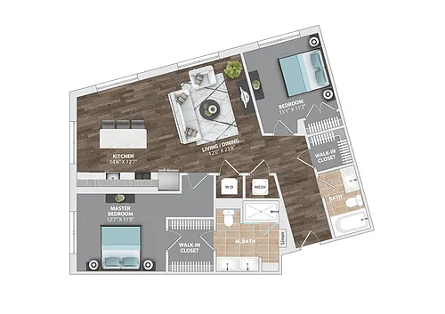Floor plan B6B