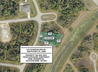 LOT 33 Barcelona Dr, North Pt, FL 34288