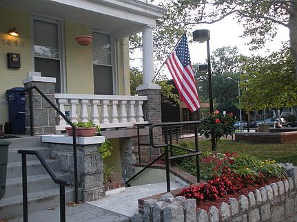 Front entrance beside Potomac Ave Metro stop.