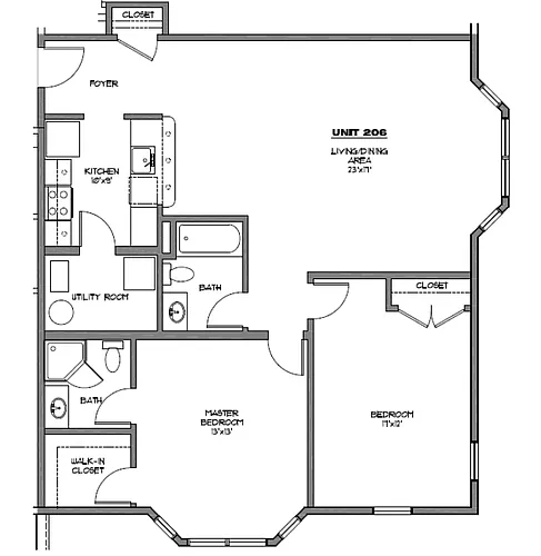 Floor plan Floorplan top floor corner