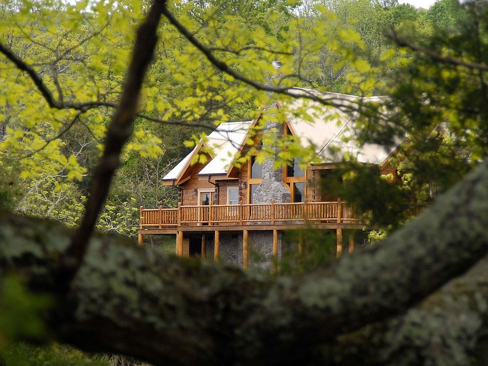 Custom log home