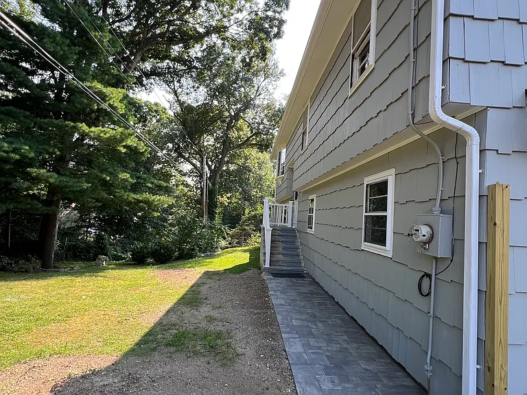 left hand side of the house