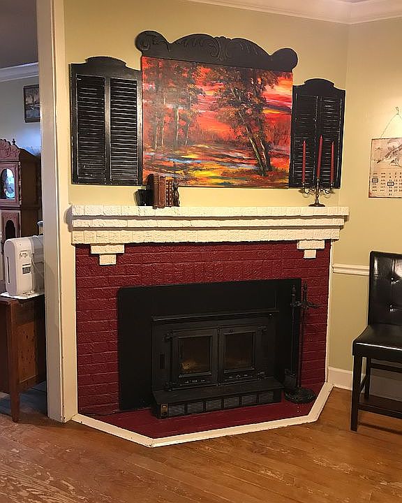 Original fireplace works