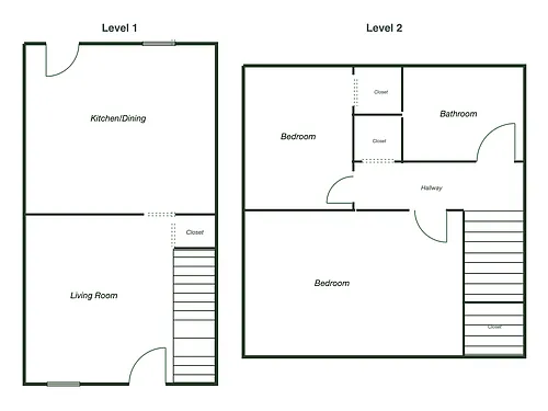 Floor plan 2 bedroom