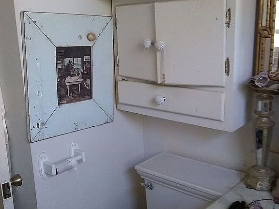 Toilet and cabinetry