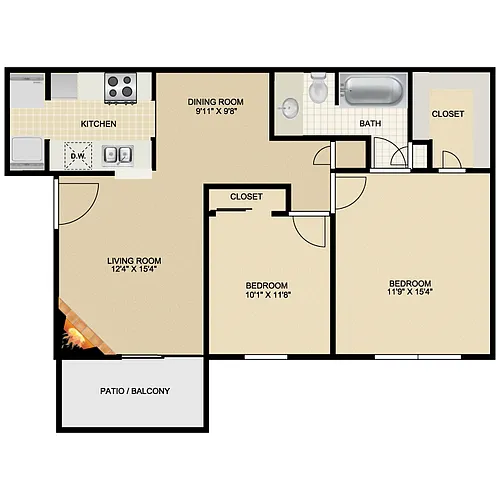 Floor plan Neches
