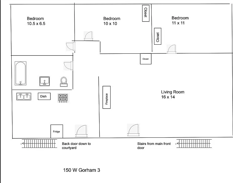 3 bed, 1.0 bath, $2,300 — Photo 4
