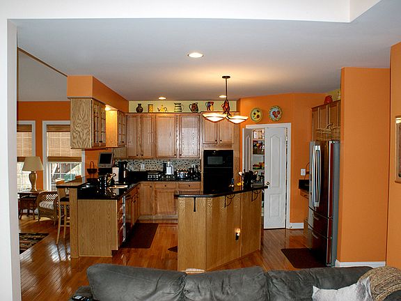 Kitchen with granite counter