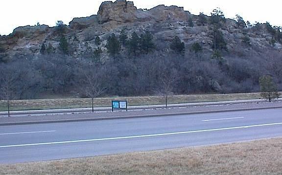 view out front of 380 acre preserve