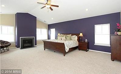 Master Bedroom with Gas Fireplace