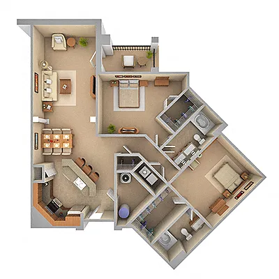 Floor plan B-3 (PHASE 1)
