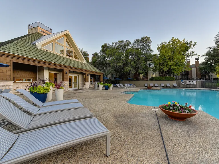 Pool with Lounge Chairs