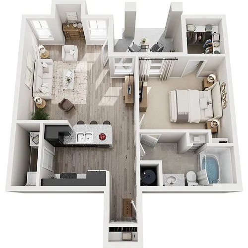Floor plan 1-C