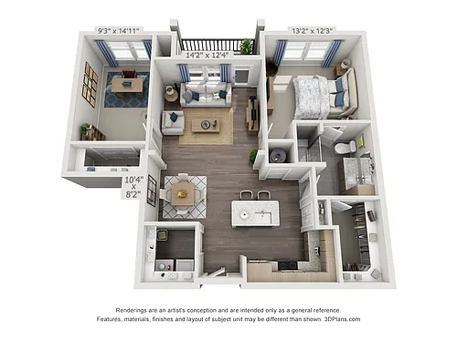 Floor plan A2B