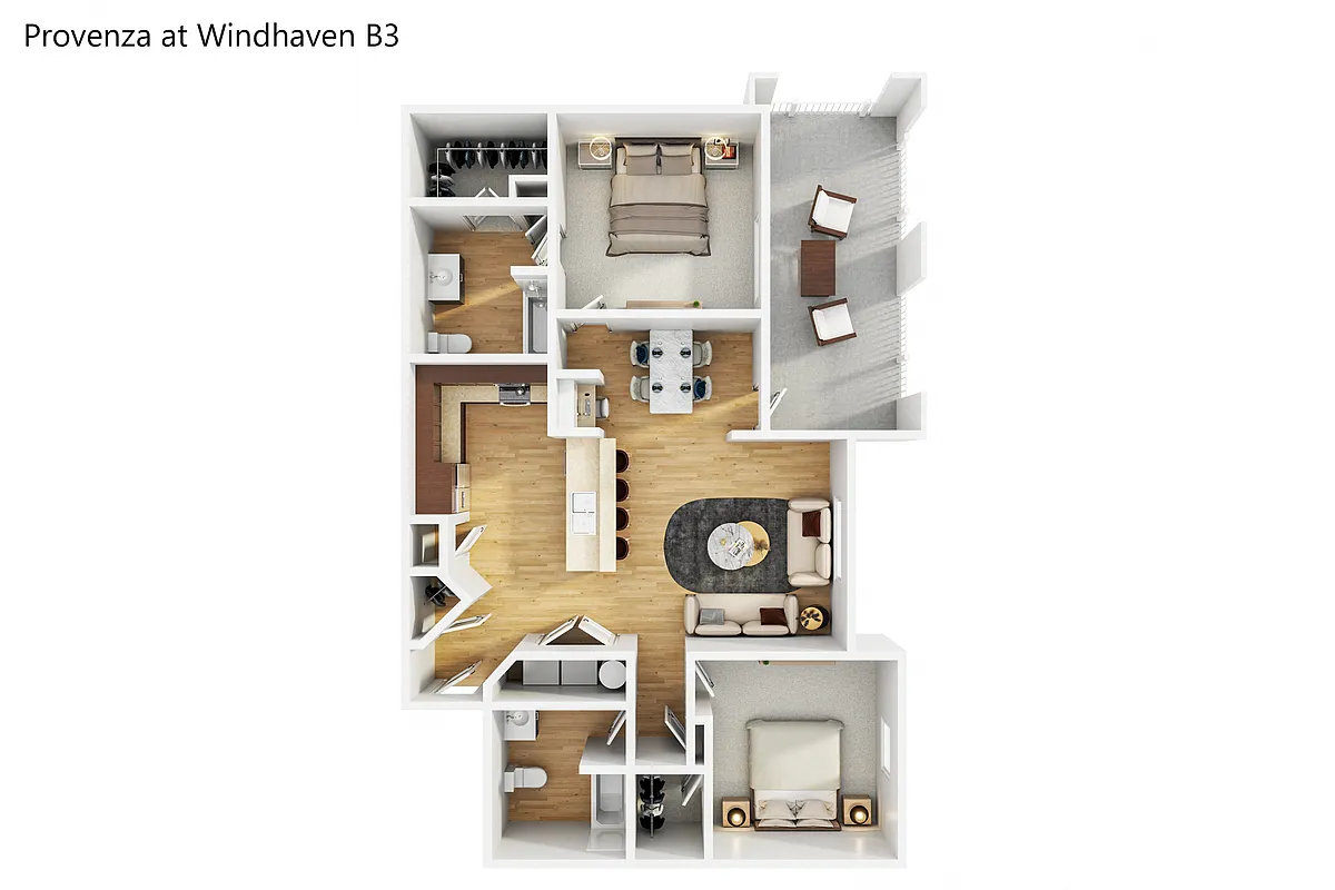 Floor plan B3