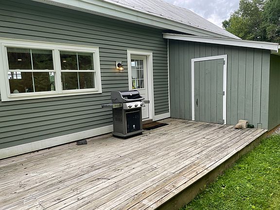 Deck, secluded at rear of home
