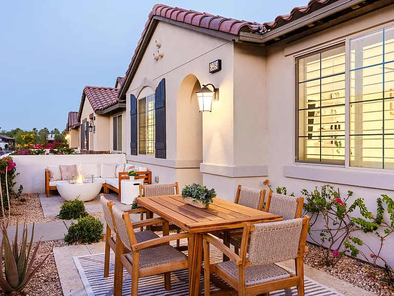 The front patio space is perfect to make the most of your stay.