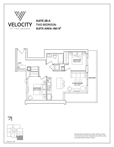 Floor plan 2B-A