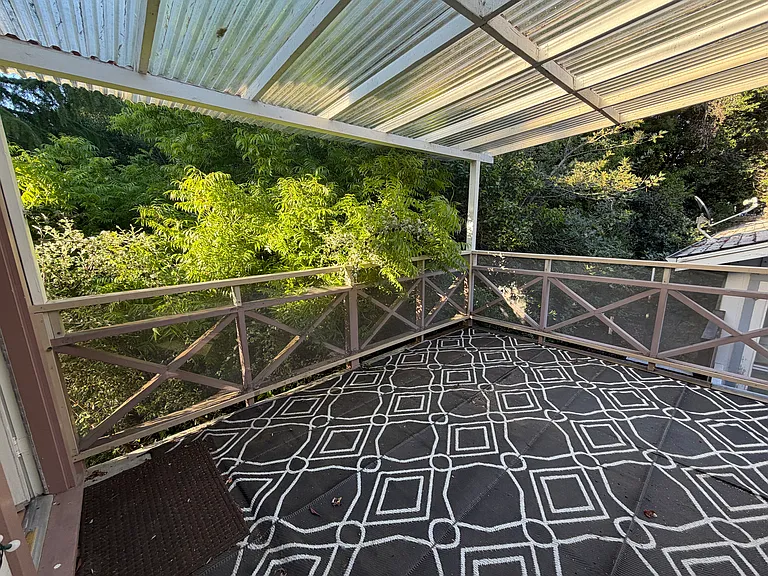 Relax and dine in the trees on your exclusive-use patio.