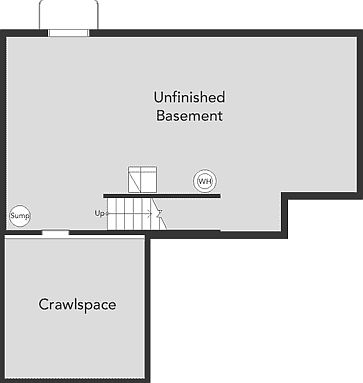 A layout of the basement floor Neo floorplan