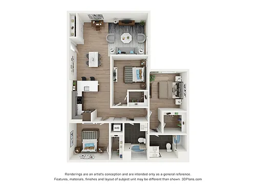 Floor plan D1-1