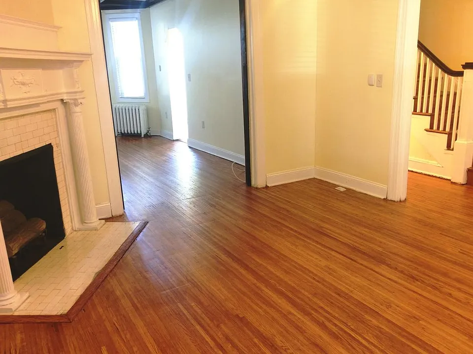 Living room, leading to dining room