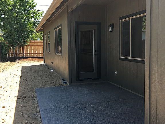 Rear covered patio