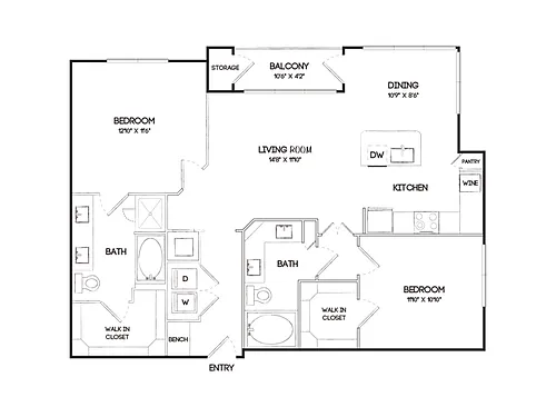 Floor plan B2