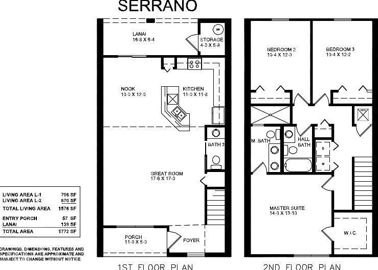 Serrano - Tampa Townhome plan by Highland Homes