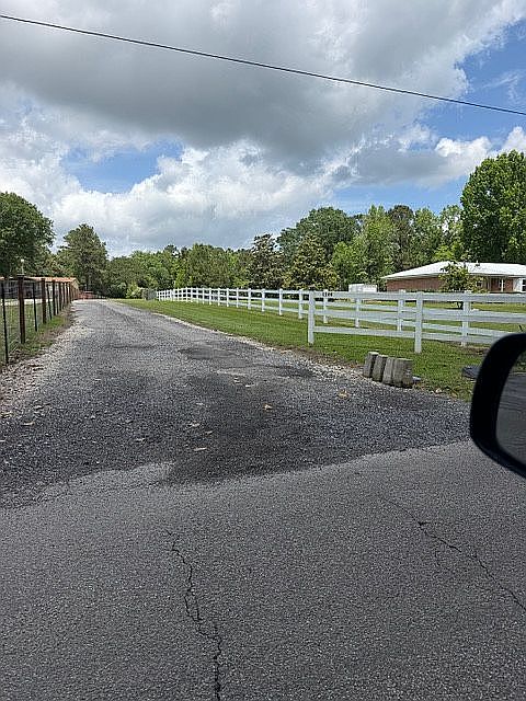 Driveway entrance from May 
