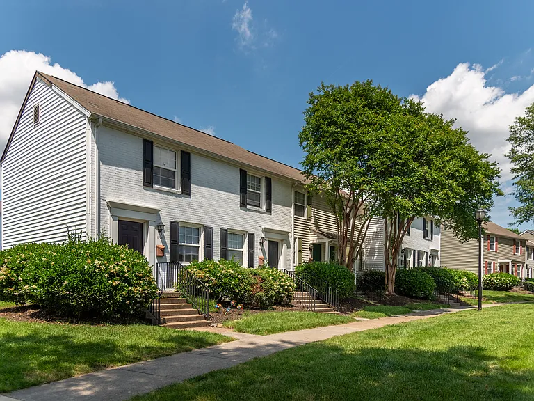 The Village at Horsepen townhome apartment exterior