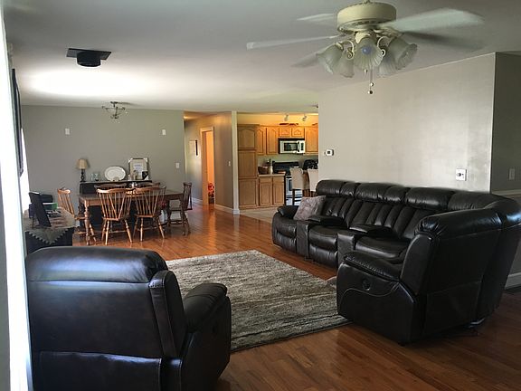 Living room and dining room 
