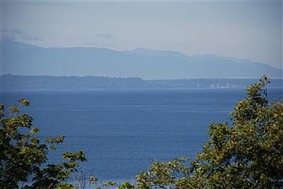 Architectural Conceptual sketch has this as the approximate view from second level deck off the master bedroom