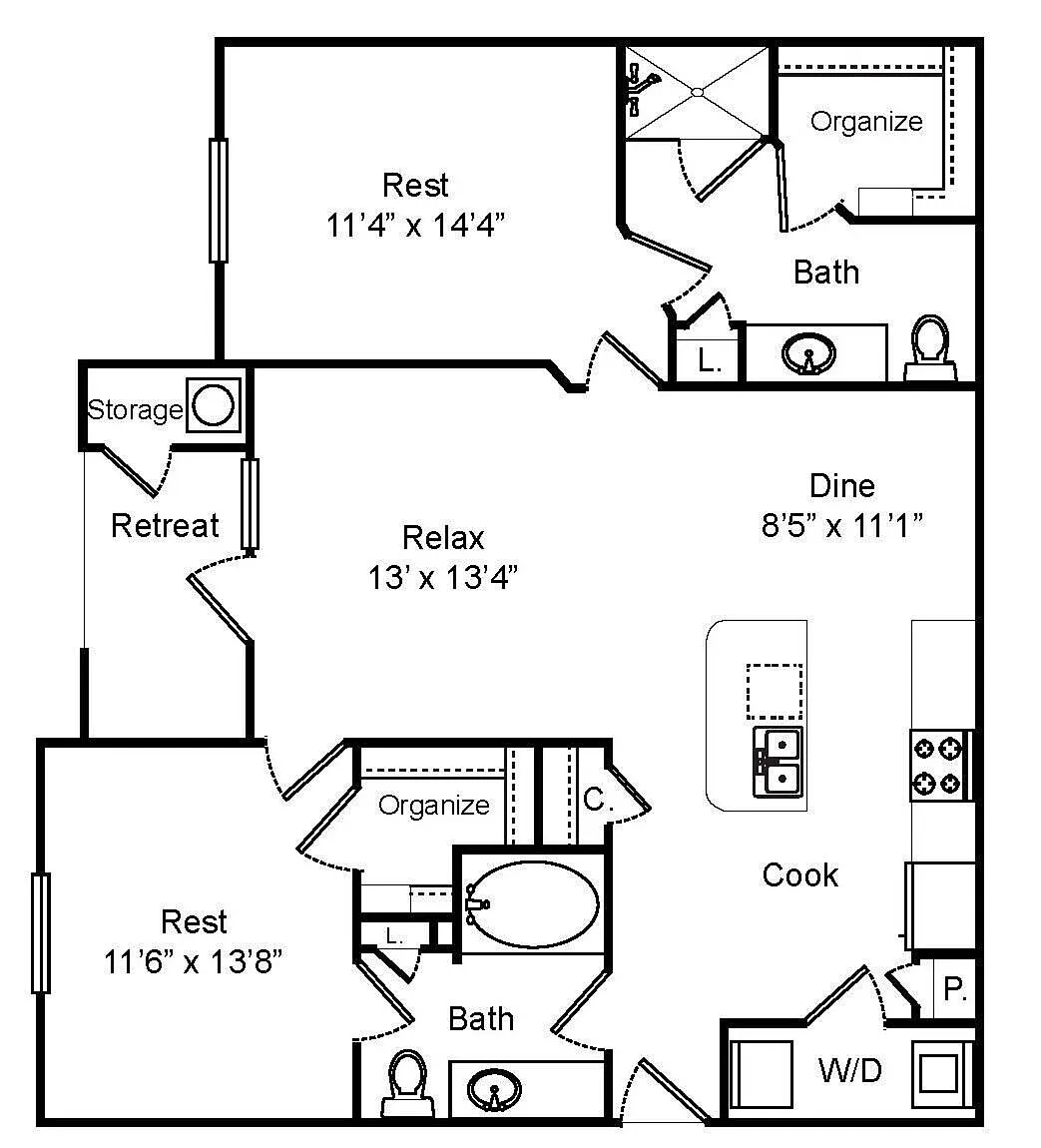 Floor plan C1