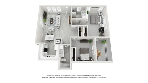Floor plan The Cypress Villa