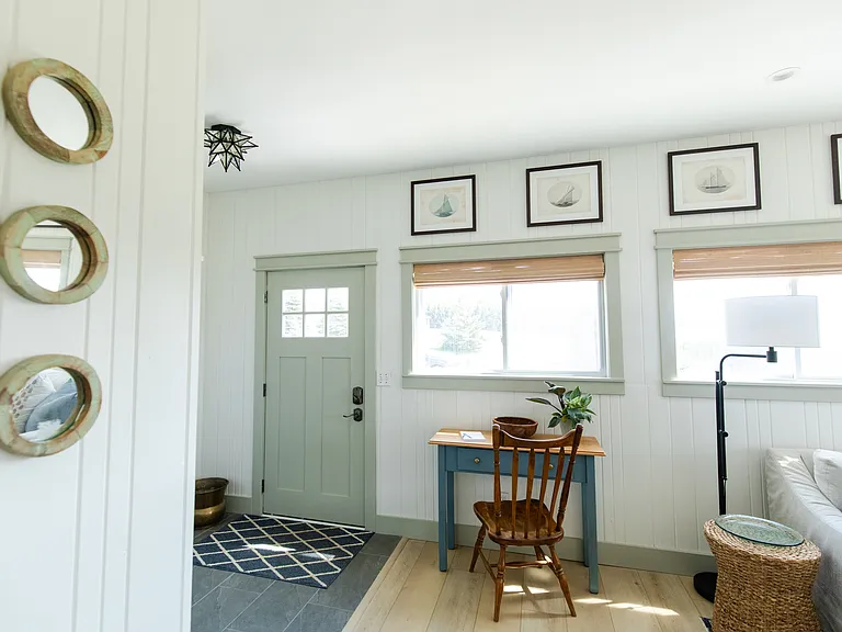 Main entrance is located off the living room