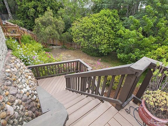 Steps to bottom yard&canyon