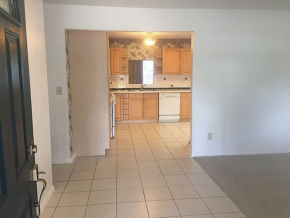 View through front door.