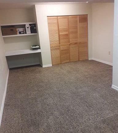 Large basement room