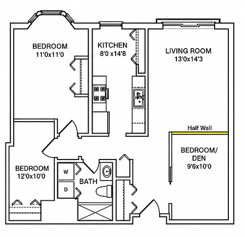 Floor plan 1740 3C