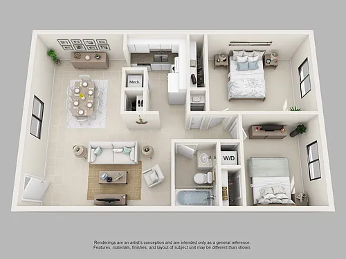 Floor plan Gadson Renovated