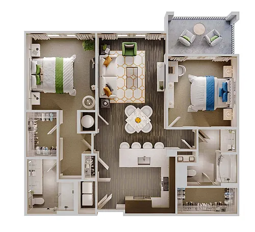Floor plan B2