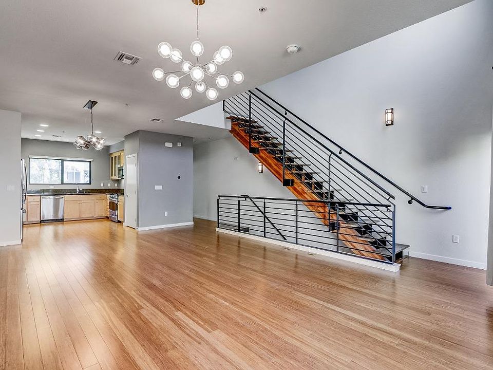 Living room and dining area