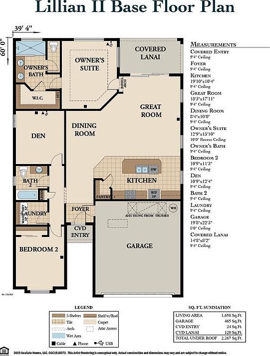 LIllian II floor plan