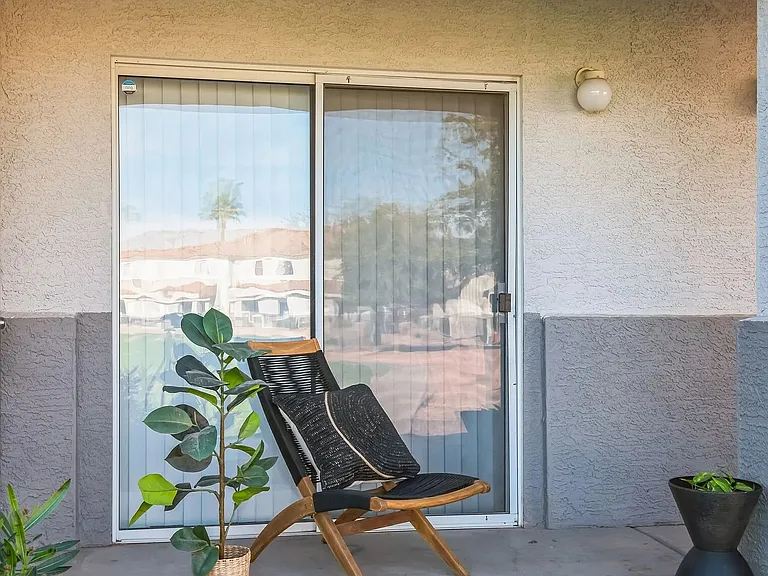 Take in the fresh air on your very own private patio!
