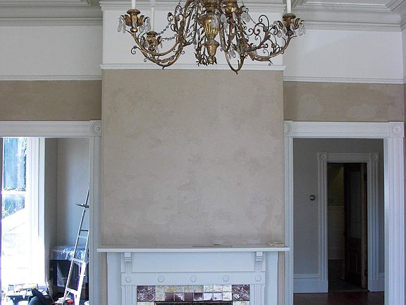 main floor fireplace