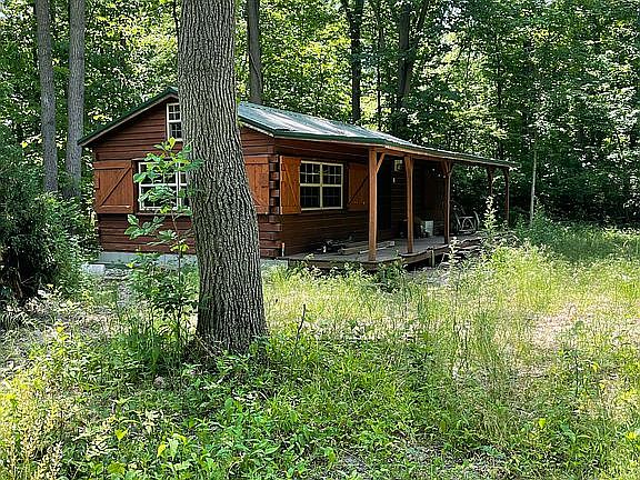 real nice log cabin