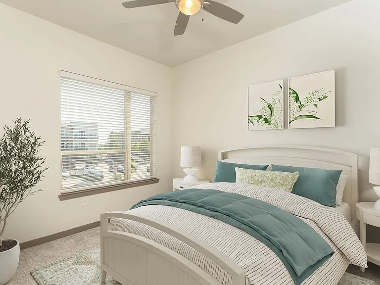 Carpeted Bedroom