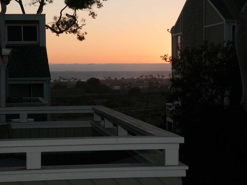 Evening view from master bedroom balcony