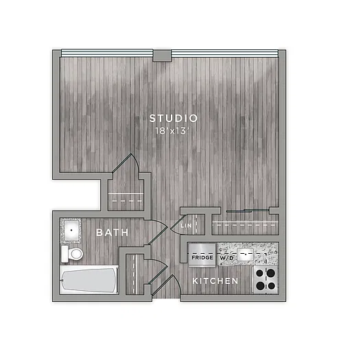 Floor plan Studio 3